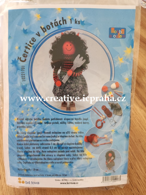 skládačka Čertice v botách figurka 18cm 10221701